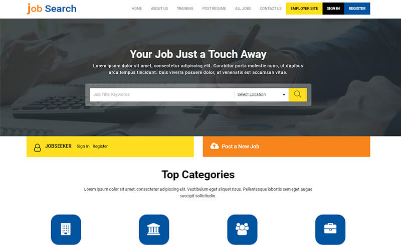 readymade job site script