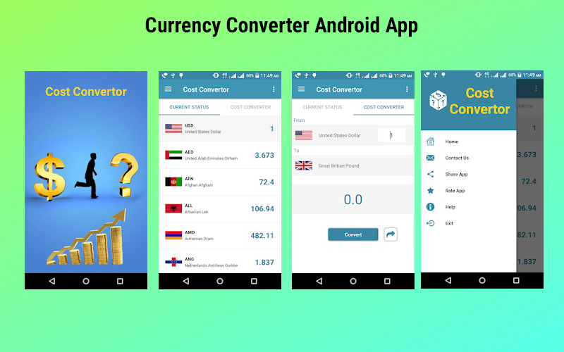 Currency Converter Android Currency Converter Android Source Code Lication